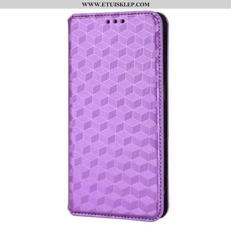 Etui Na Telefon do Xiaomi Redmi Note 11 / 11S Etui Folio Efekt Diamentowej Skóry 3d